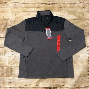 eddie bauer mixed media pullover